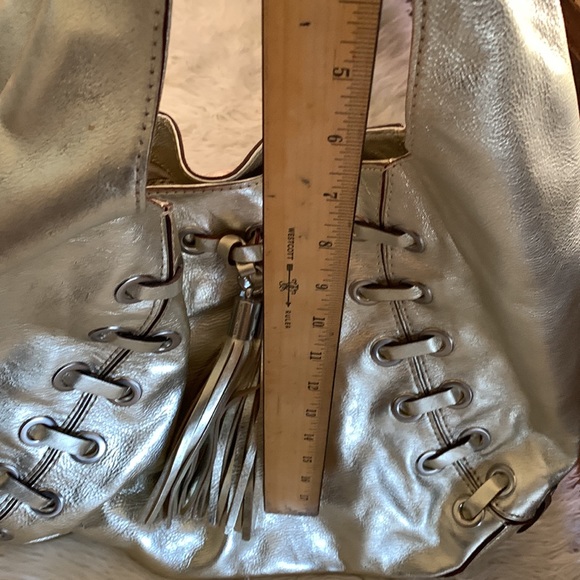 Michael Kors Gold Metallic Hobo Bag - Picture 8 of 8